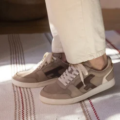 Baskets - Homme*FAGUO Baskets Beige Fonce & Camel