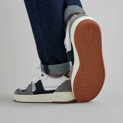 Grandes Pointures*FAGUO Baskets Blanche & Gris