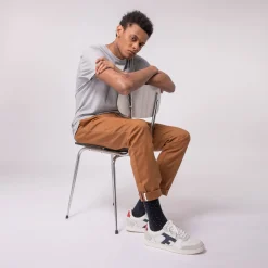 Les Hazel*FAGUO Baskets Blanche & Marine