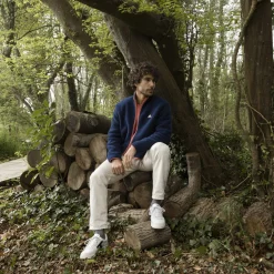 Chaussures*FAGUO Baskets Blanche & Marine