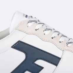 Chaussures*FAGUO Baskets Blanche & Marine