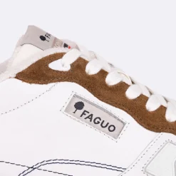 Baskets - Homme*FAGUO Baskets Blanche & Marron