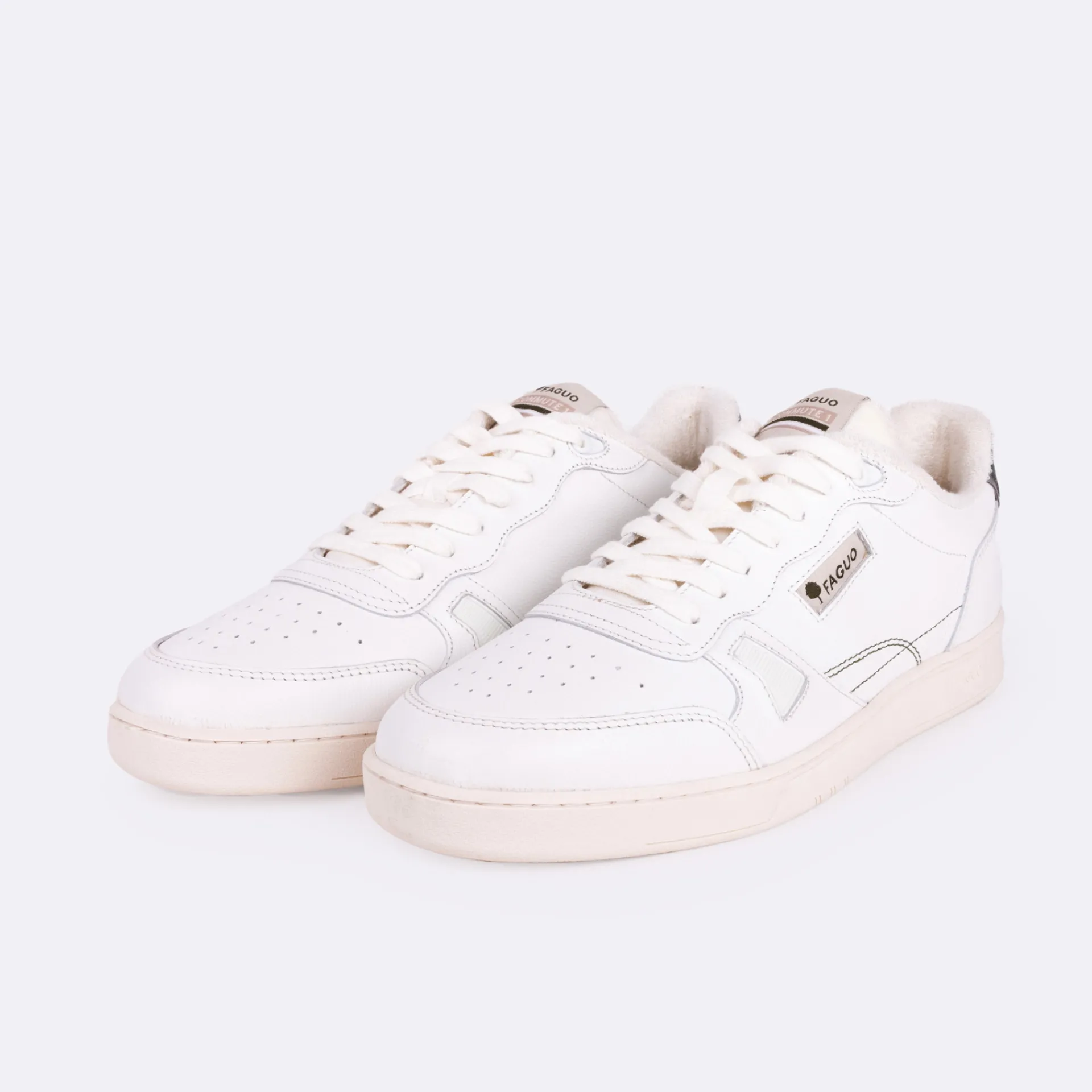 Baskets - Homme*FAGUO Baskets Blanche & Vert Fonce