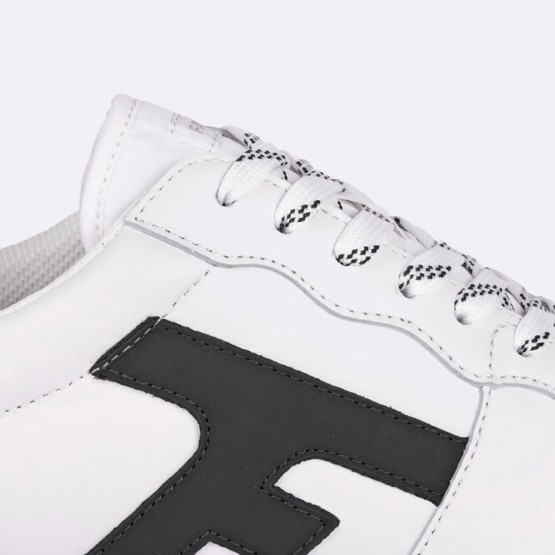 Les Hazel*FAGUO Baskets Blanche & Vert Fonce