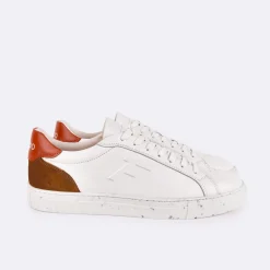 Baskets - Homme*FAGUO Baskets Ecrue & Camel & Terracotta