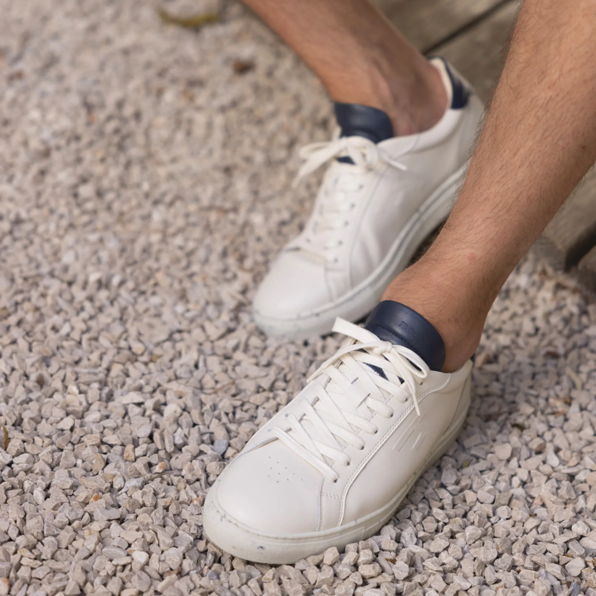 Baskets - Homme*FAGUO Baskets Ecrue & Marine