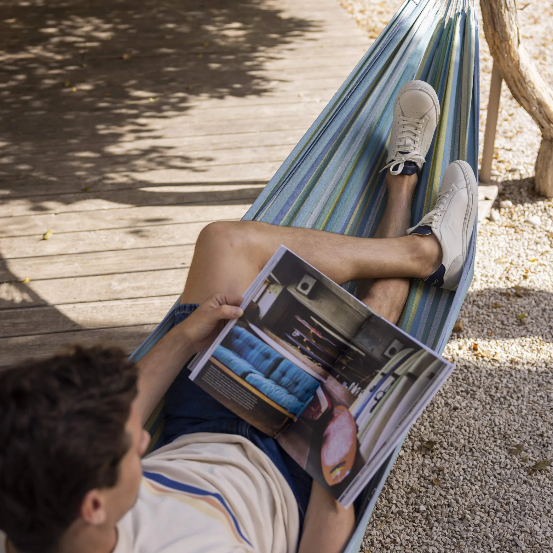 Baskets - Homme*FAGUO Baskets Ecrue & Marine