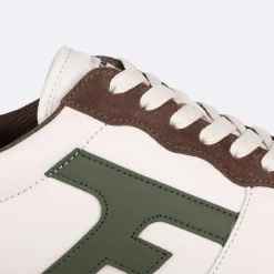 Les Hazel*FAGUO Baskets Ecrue & Marron