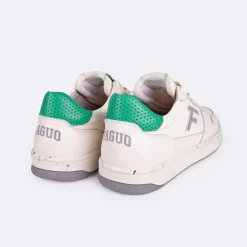 Les Alder*FAGUO Baskets Ecrue & Vert