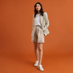 Baskets - Homme*FAGUO Baskets Kaki & Doree En Cuir - Modele Hazel