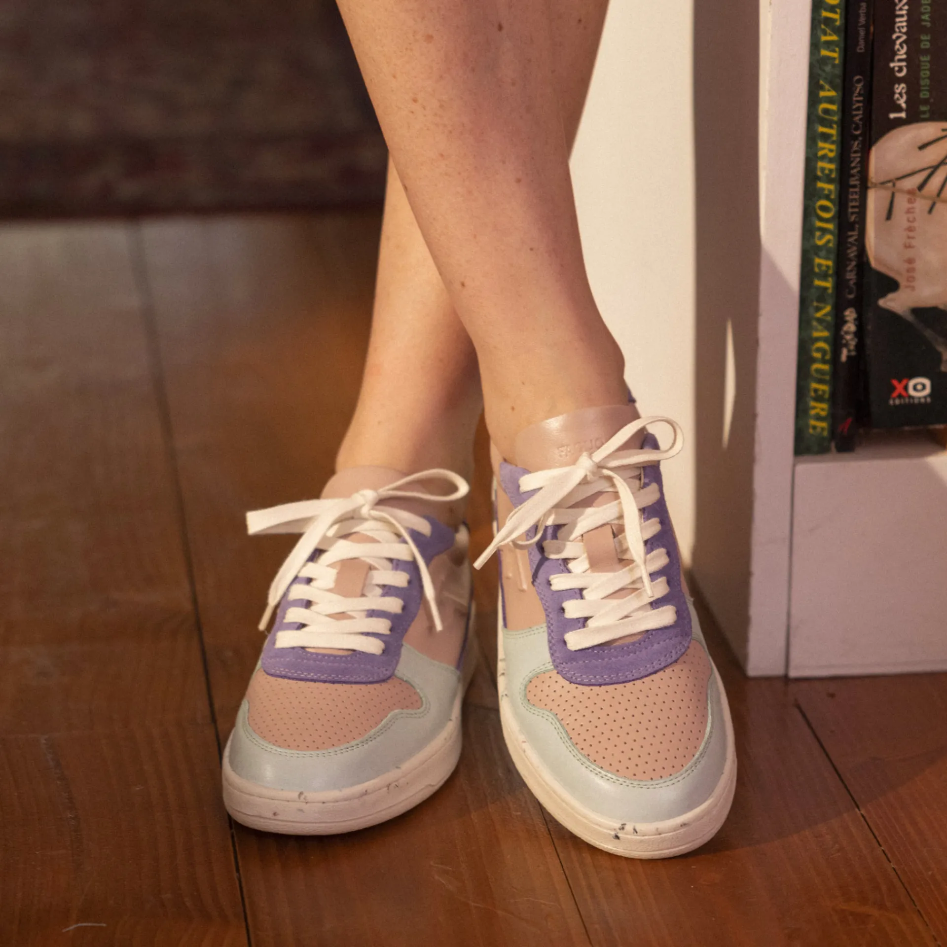 Baskets - Femme*FAGUO Baskets Rose & Menthe