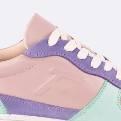 Baskets - Femme*FAGUO Baskets Rose & Menthe