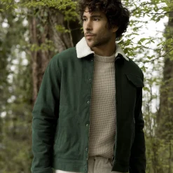 Vestes & Impermeables*FAGUO Blouson Vert Fonce