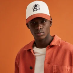 Casquettes & Bonnets*FAGUO Casquette Terracotta & Camel