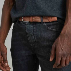 Ceintures*FAGUO Ceinture Camel & Rouge