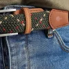 Ceintures*FAGUO Ceinture En Polyester Recycle Kaki Belt