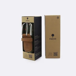 Ceintures*FAGUO Ceinture En Polyester Recycle Kaki Belt