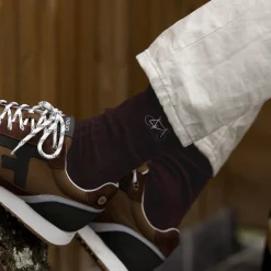 Chaussettes*FAGUO Chaussettes Bordeaux & Vert Fonce