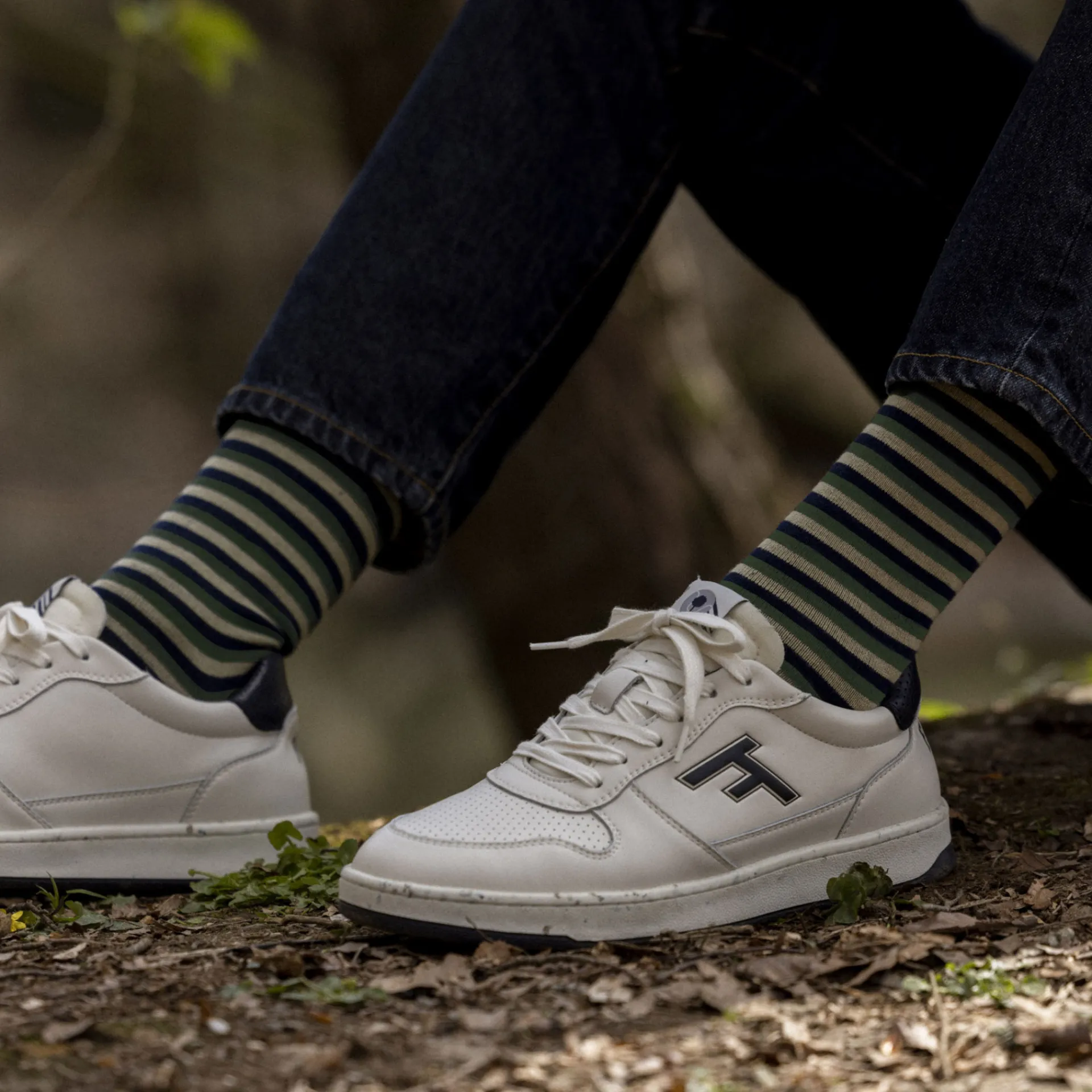 Chaussettes*FAGUO Chaussettes Rose & Vert Fonce