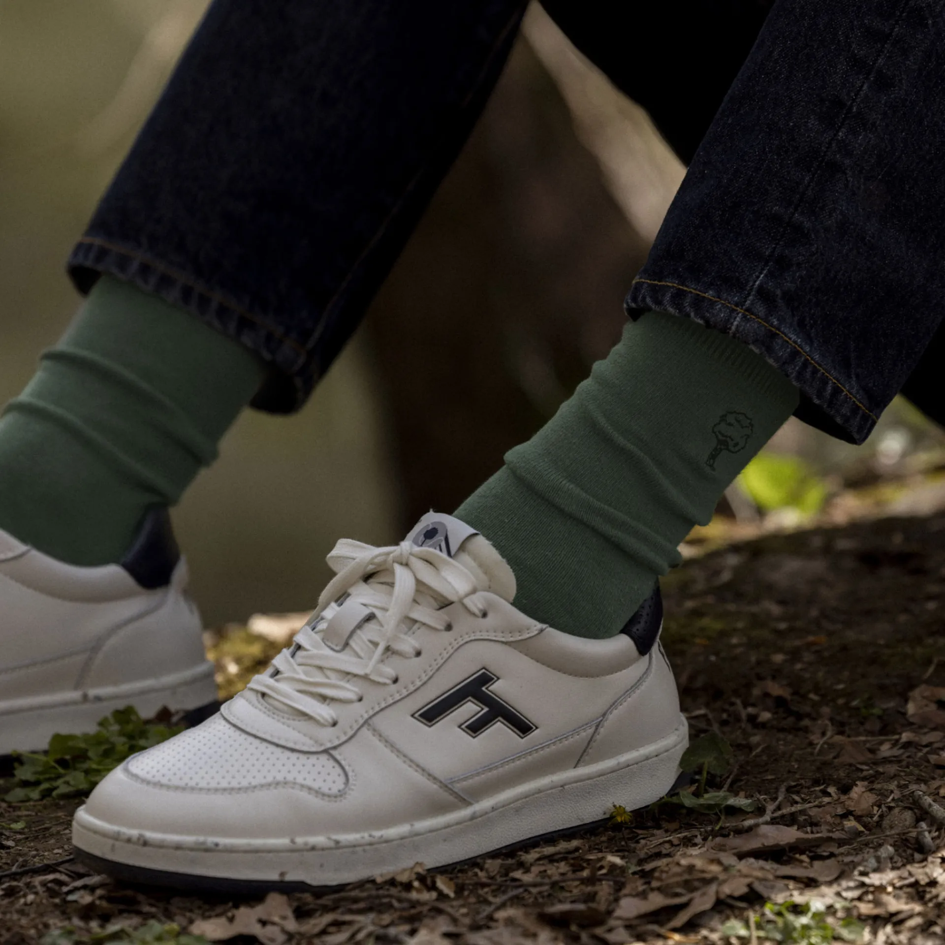 Chaussettes*FAGUO Chaussettes Rose & Vert Fonce