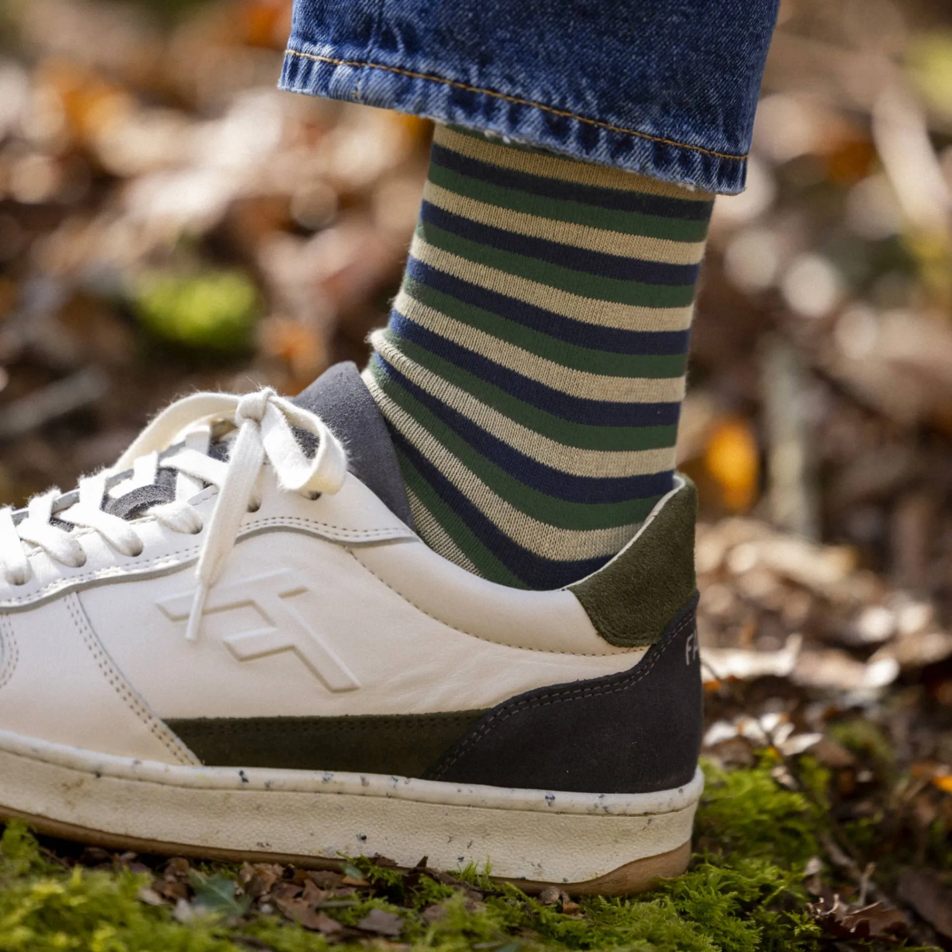 Chaussettes*FAGUO Chaussettes Vert Fonce & Multicolore