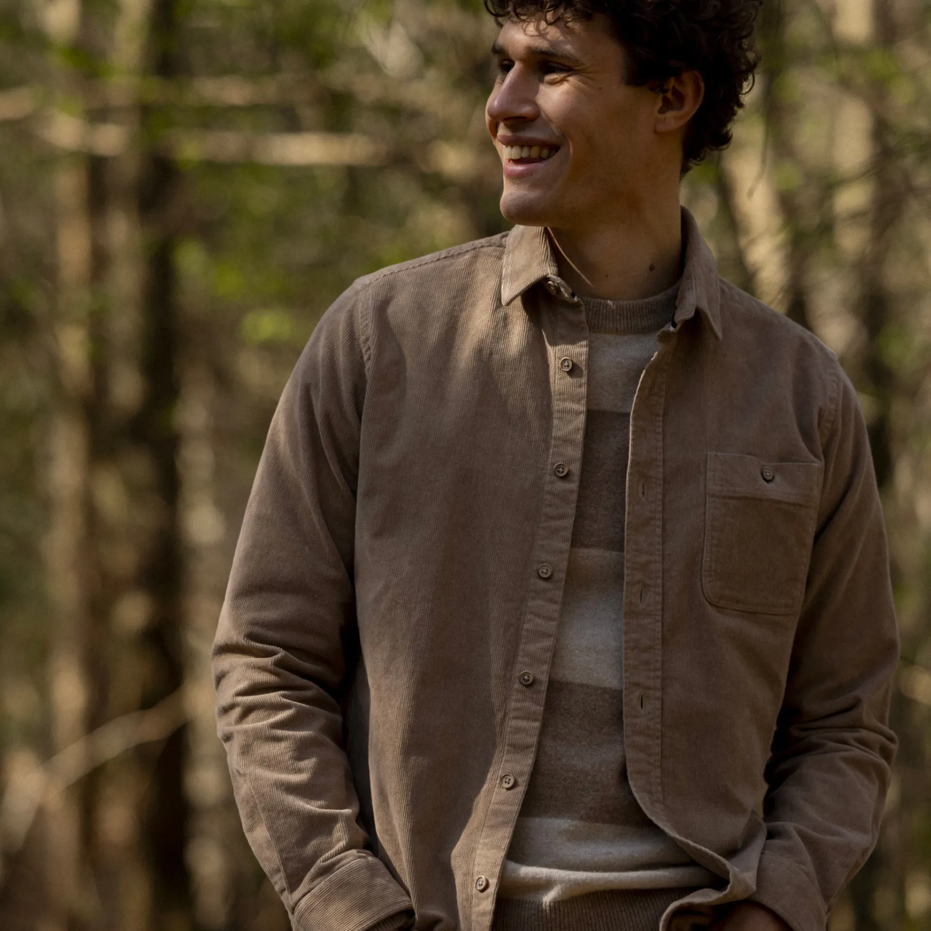 Vêtements*FAGUO Chemise Classique Beige Clair