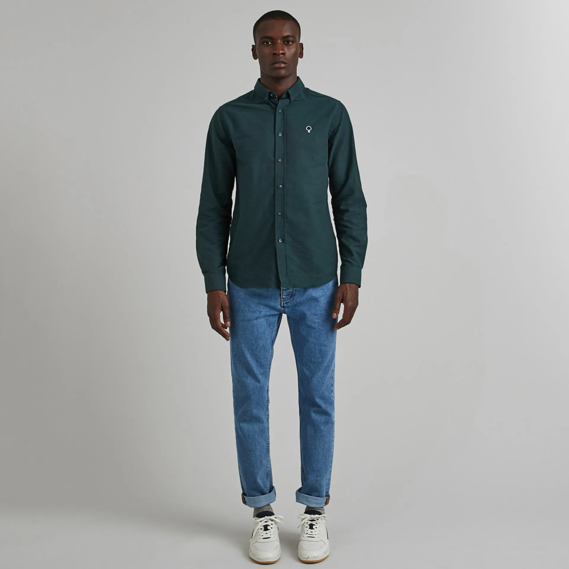 Chemises*FAGUO Chemise Classique Vert Fonce