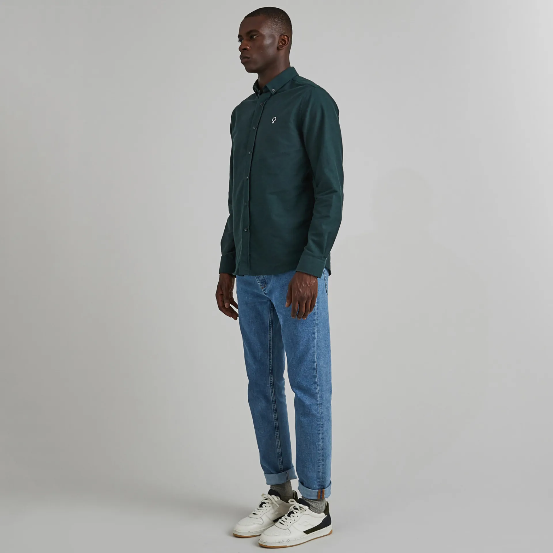 Chemises*FAGUO Chemise Classique Vert Fonce