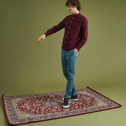 Pantalons & Chinos*FAGUO Chino Bleu Clair Coupe Ajustee