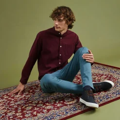 Pantalons & Chinos*FAGUO Chino Bleu Clair Coupe Ajustee