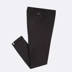 Vêtements*FAGUO Chino Bleu Fonce Coupe Ajustee