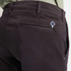 Vêtements*FAGUO Chino Bleu Fonce Coupe Ajustee