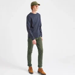 Pantalons & Chinos*FAGUO Chino Kaki Coupe Ajustee