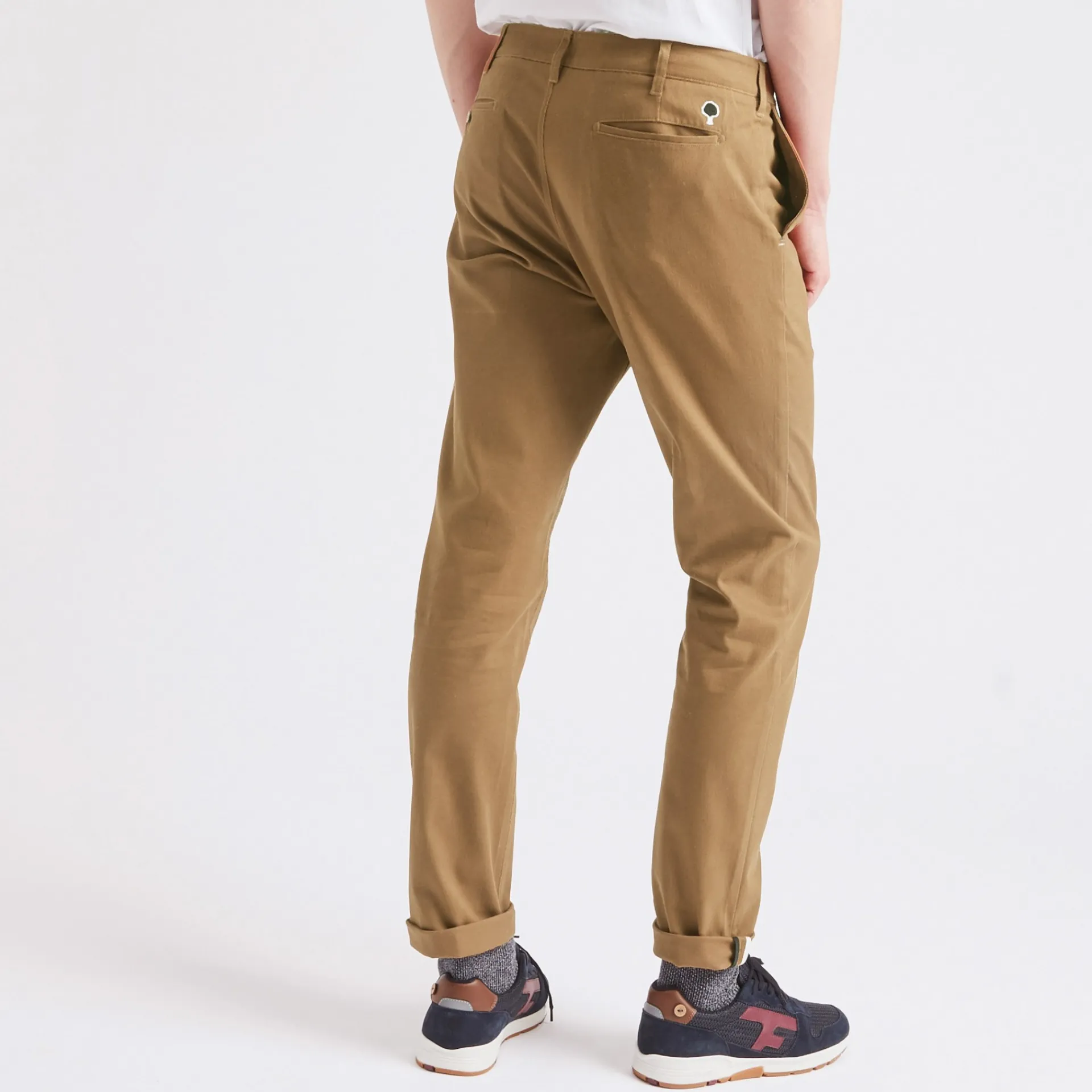 Pantalons & Chinos*FAGUO Chino Tabac Coupe Ajustee