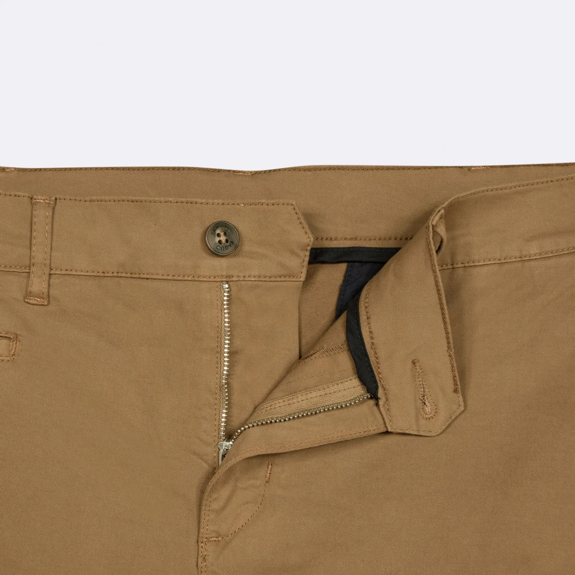 Pantalons & Chinos*FAGUO Chino Tabac Coupe Ajustee
