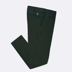 Pantalons & Chinos*FAGUO Chino Vert Fonce Coupe Ajustee