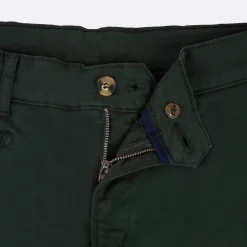 Pantalons & Chinos*FAGUO Chino Vert Fonce Coupe Ajustee
