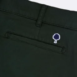 Pantalons & Chinos*FAGUO Chino Vert Fonce Coupe Ajustee