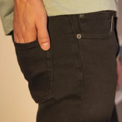 Vêtements*FAGUO Jean Black Coupe Slim