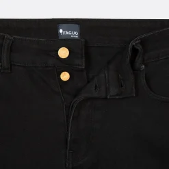 Vêtements*FAGUO Jean Black Coupe Slim