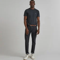 Jeans*FAGUO Jean Black Washed Coupe Slim