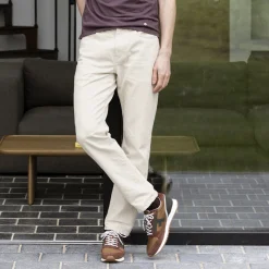 Jeans*FAGUO Jean Ecru Coupe Fuselee