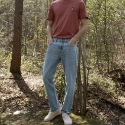 Vêtements*FAGUO Jean Light Denim Coupe Straight