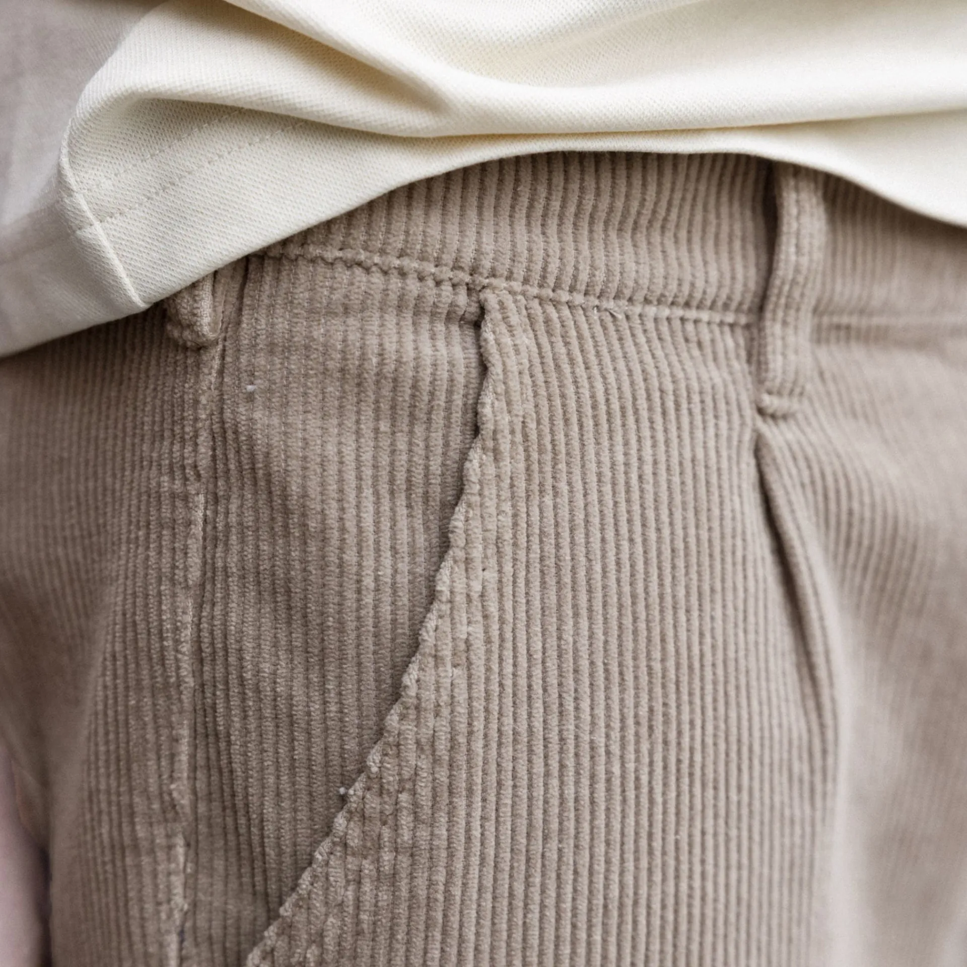Pantalons & Chinos*FAGUO Pantalon Beige Coupe Fuselee