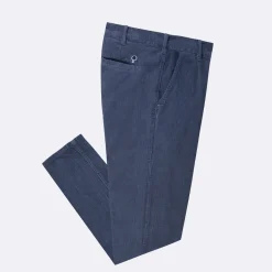 Pantalons & Chinos*FAGUO Pantalon Bleu Coupe Fuselee