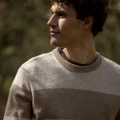 Pulls*FAGUO Pull A Rayures Beiges & Taupe