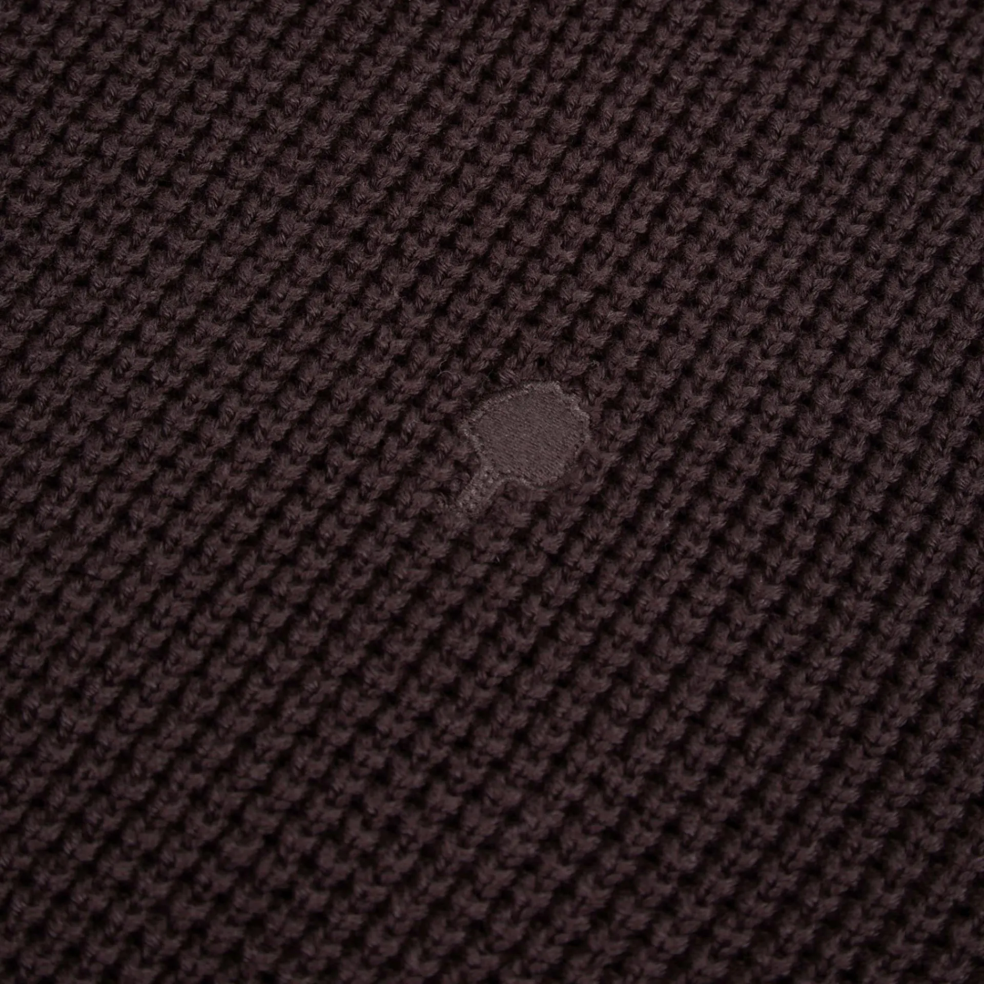 Pulls*FAGUO Pull Col Boutonne Bordeaux Fonce