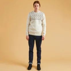 Pulls*FAGUO Pull Col Rond Ecru