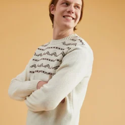 Pulls*FAGUO Pull Col Rond Ecru