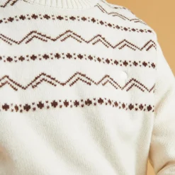 Pulls*FAGUO Pull Col Rond Ecru